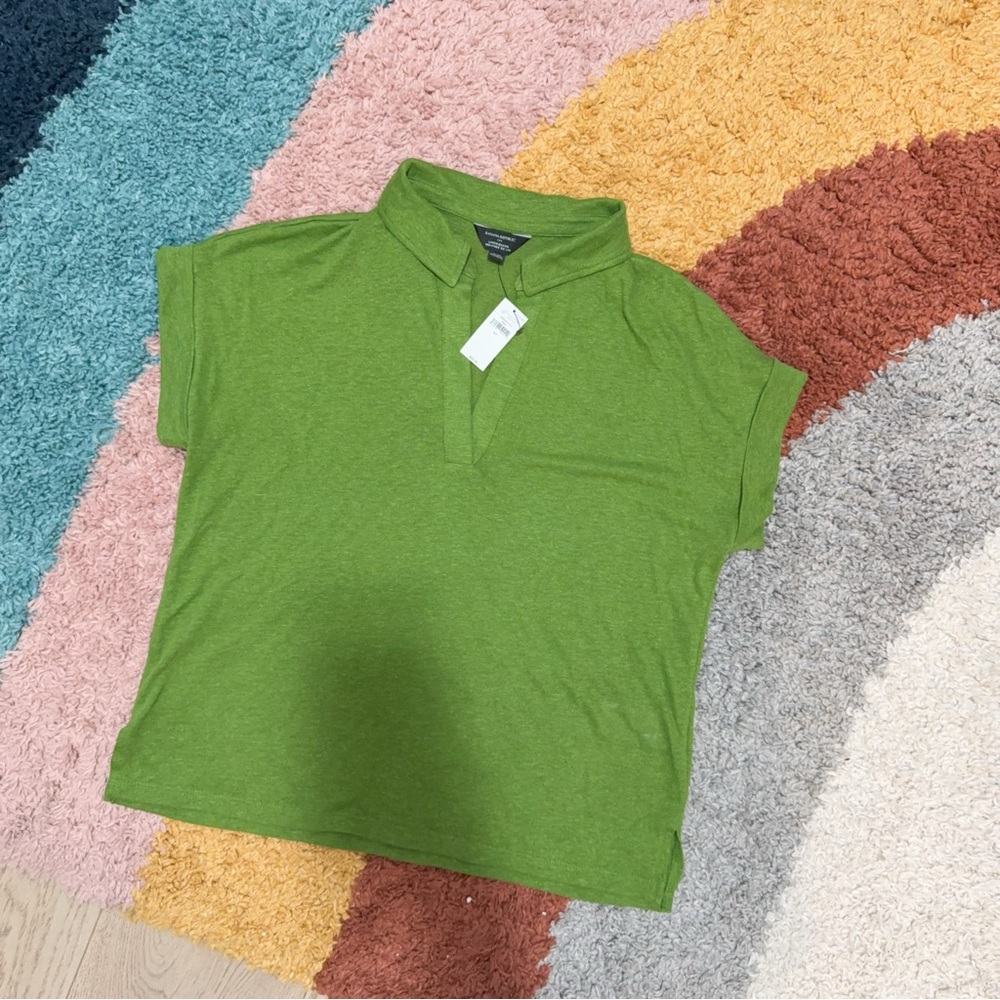 NWT 706093 Banana republic linen T-shirt S